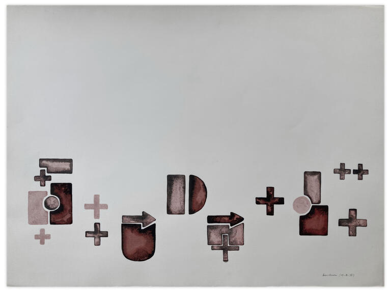 Catalogue raisonné, Henri Maccheroni, Archéologies blanches I - 1978