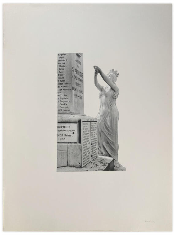 Catalogue raisonné, Henri Maccheroni, Les Monuments aux morts - 1977