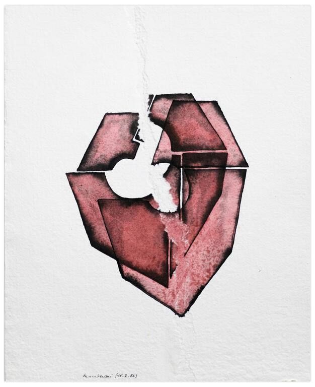 Catalogue raisonné, Henri Maccheroni, Archéologies blanches - 1982