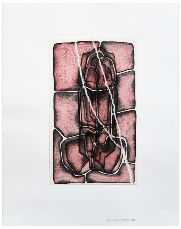 Catalogue raisonné, Henri Maccheroni, Archéologies blanches III - 1982