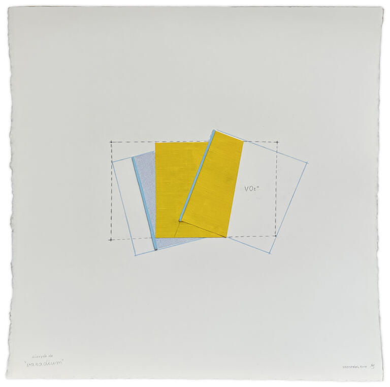 Catalogue raisonné, André Stempfel, dioxyde de "vanadium" — 2021