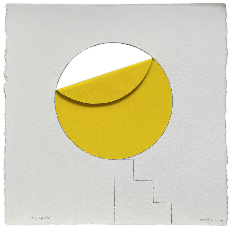 Catalogue raisonné, André Stempfel, lune pliée — 2019