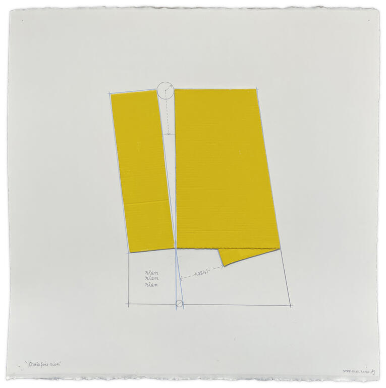 Catalogue raisonné, André Stempfel, trois fois rien — 2020