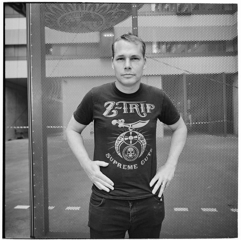 Philipp Hugues Bonan photographe, portrait de Shepard Fairey (OBEY)