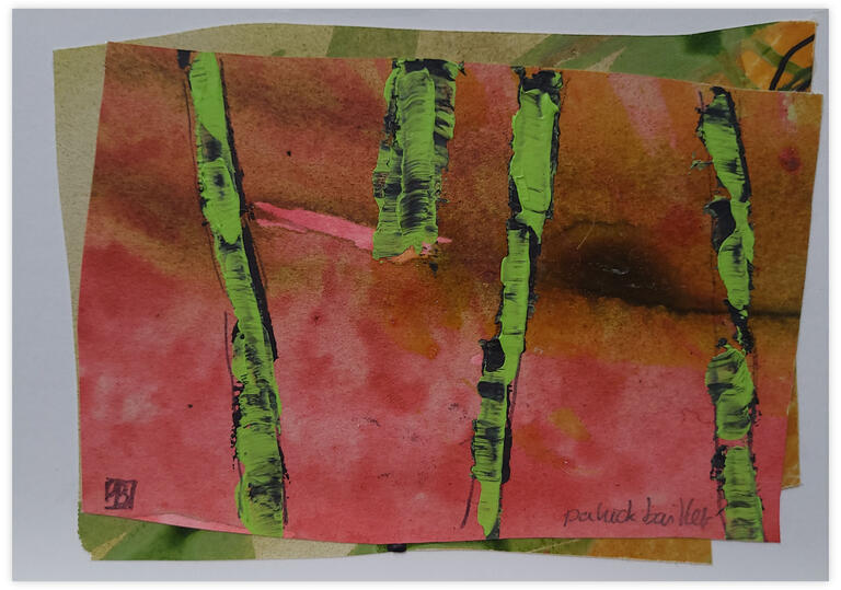 Catalogue raisonné, Patrick Baillet, Les arbres vert - 2010