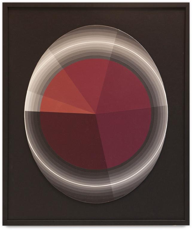 Horacio Garcia Rossi, Palette - Couleur en rotation - 2007