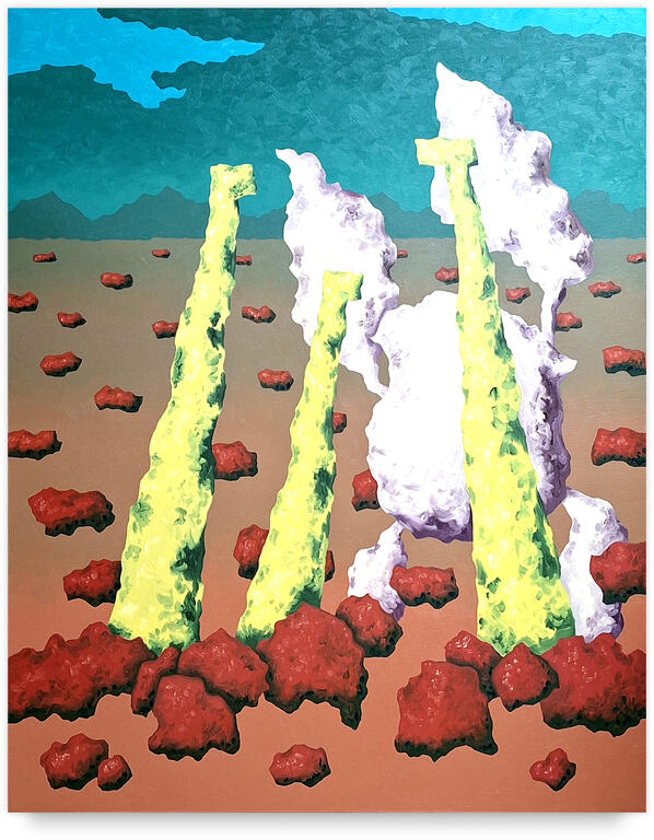 Catalogue raisonné, Jean-Paul Thaéron, Peinture I - 2001