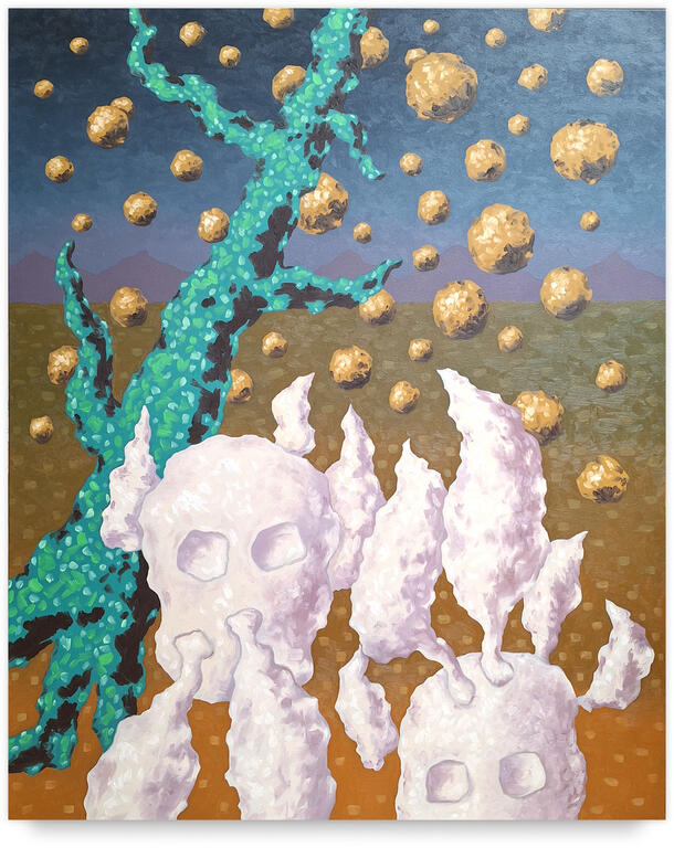 Catalogue raisonné, Jean-Paul Thaéron, Peinture X - 2001