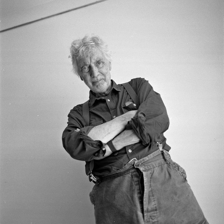 Catalogue raisonné, Philipp Hugues Bonan photographe, portrait de Pierre Buraglio
