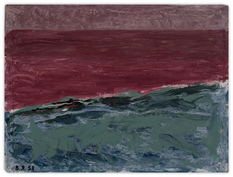 Catalogue raisonné, Vladimir Yankilevsky, Landscape. Gudauta – Georgia-8, 1958