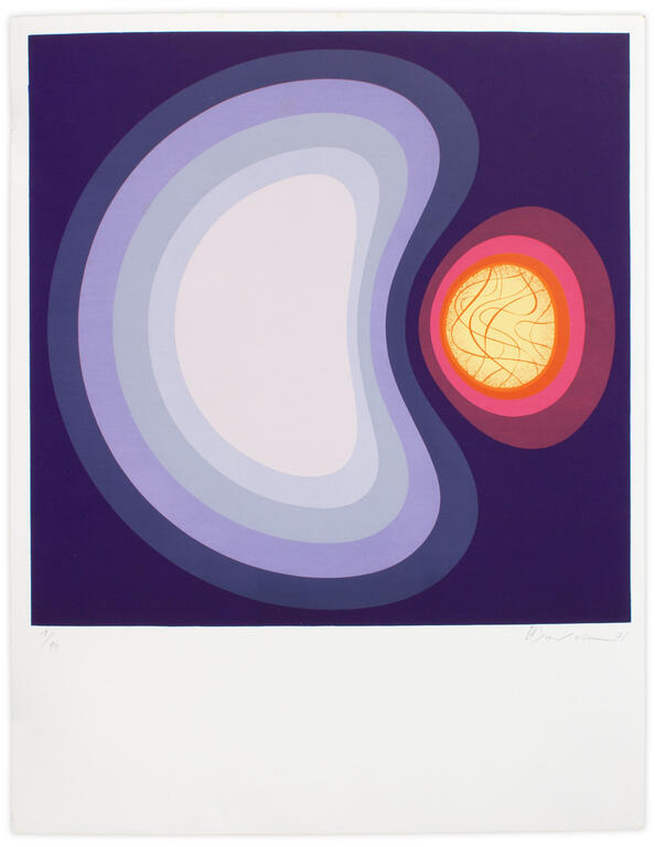 Catalogue raisonné, Henri Baviera, ATTIRANCE ROUGE — 1971