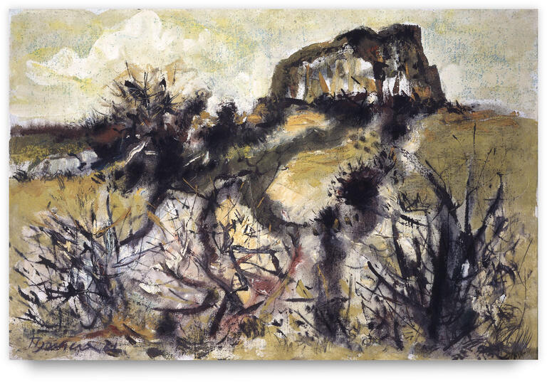 Catalogue raisonné, Henri Baviera, Paysage de provence — 1961