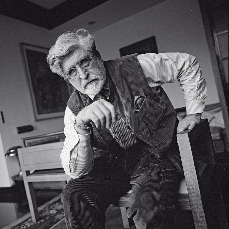Catalogue raisonné, Philipp Hugues Bonan photographe, portrait de Valério Adami