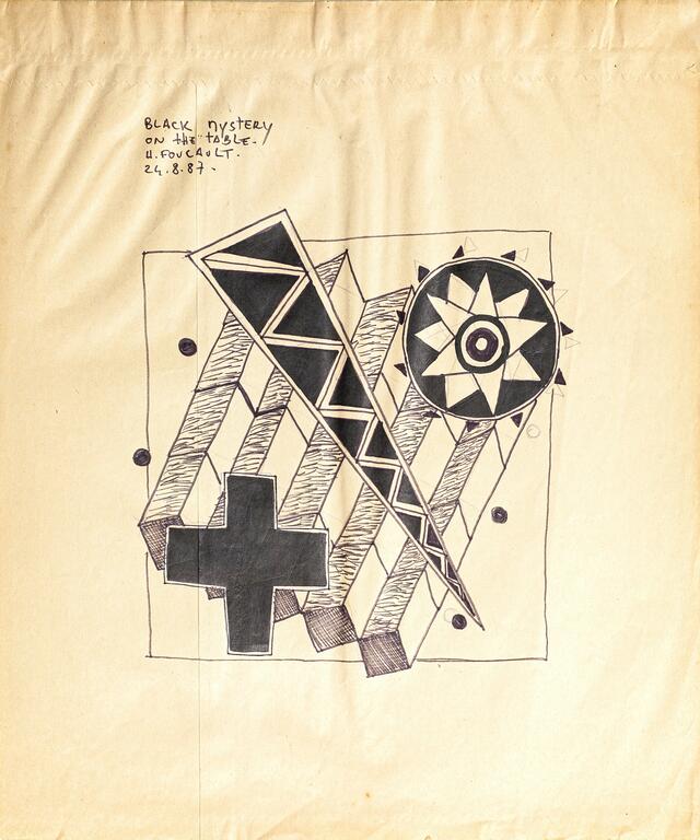 Catalogue raisonné, Henri Foucault, Composition 9 - 1987