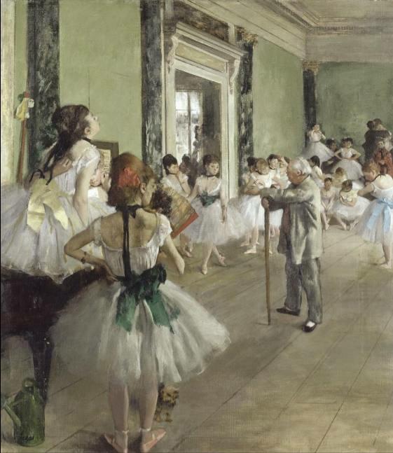 Edgar Degas, La Classe de danse, 1874 Edgar Degas, La Classe de danse, 1874