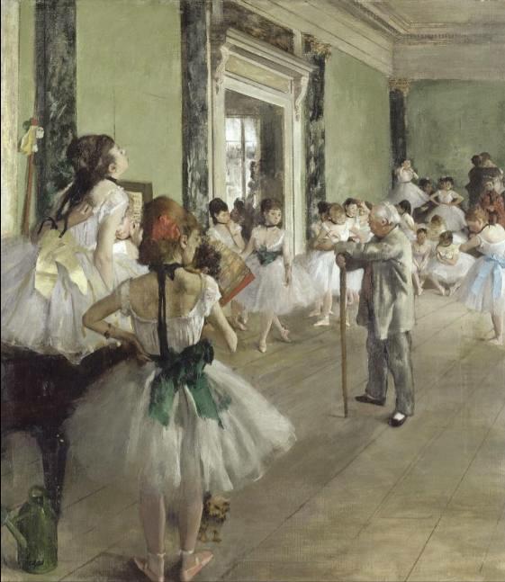 Edgar Degas, La Classe de danse, 1874