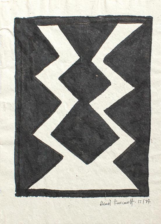 Catalogue raisonné, Henri Foucault, Dessin 12/87