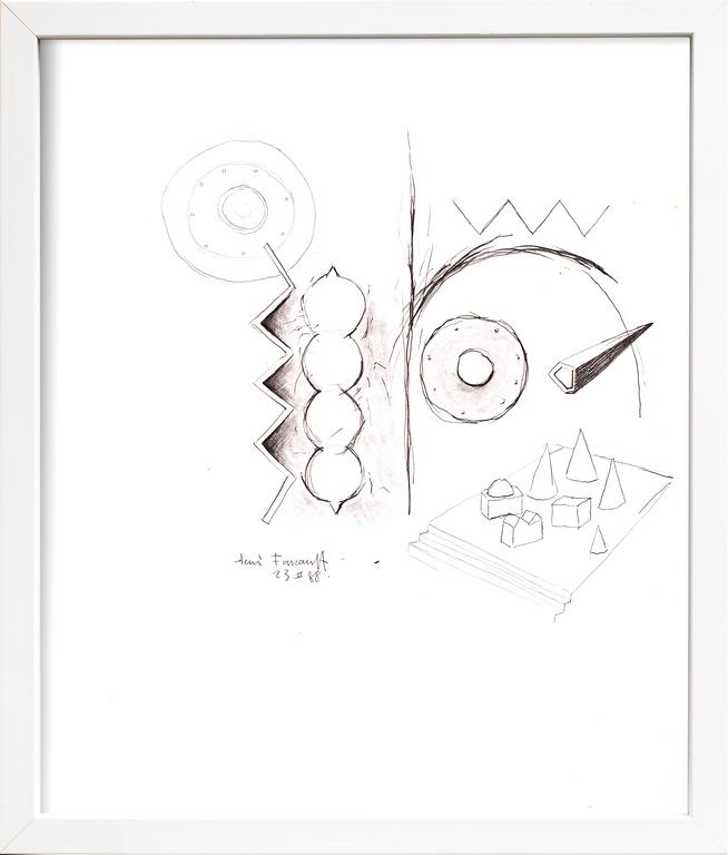 Catalogue raisonné, Henri Foucault, Dessin 6 - 1988