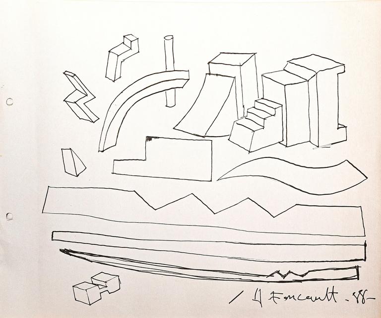 Catalogue raisonné, Henri Foucault, Dessin 88 - 19 - 1988
