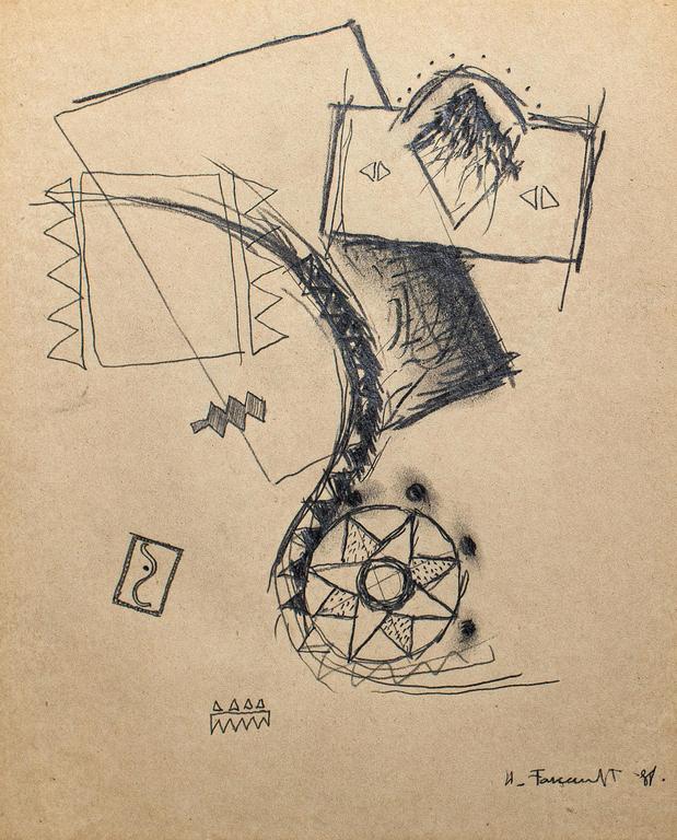 Catalogue raisonné, Henri Foucault, Dessin 88 - 9