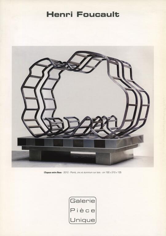 Henri Foucault, L'Espace entre nous, 2012. Henri Foucault, L'Espace entre nous, 2012.