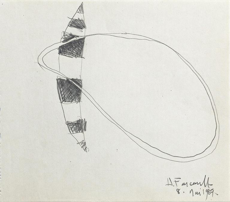 Catalogue raisonné, Henri Foucault, Étude - 22 - 1989