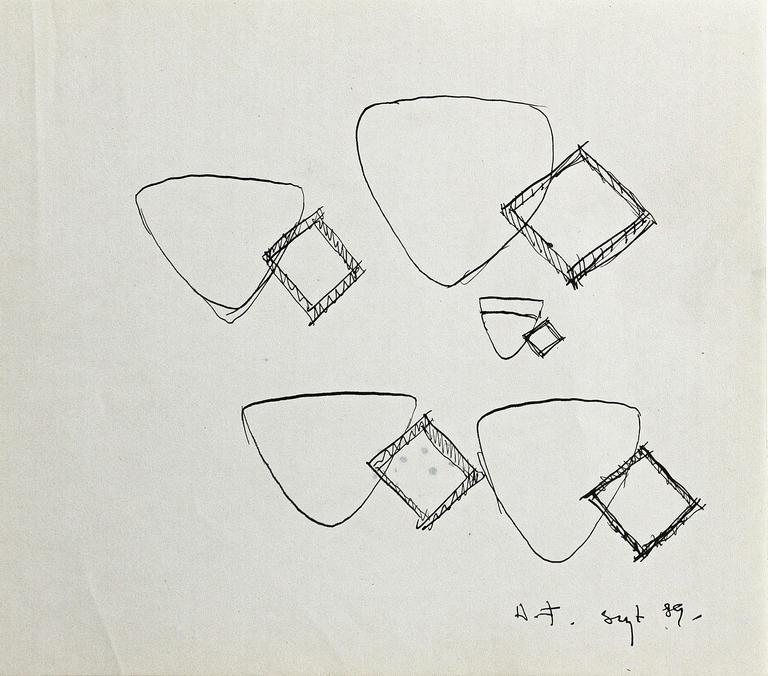 Catalogue raisonné, Henri Foucault, Étude - 25 - 1989