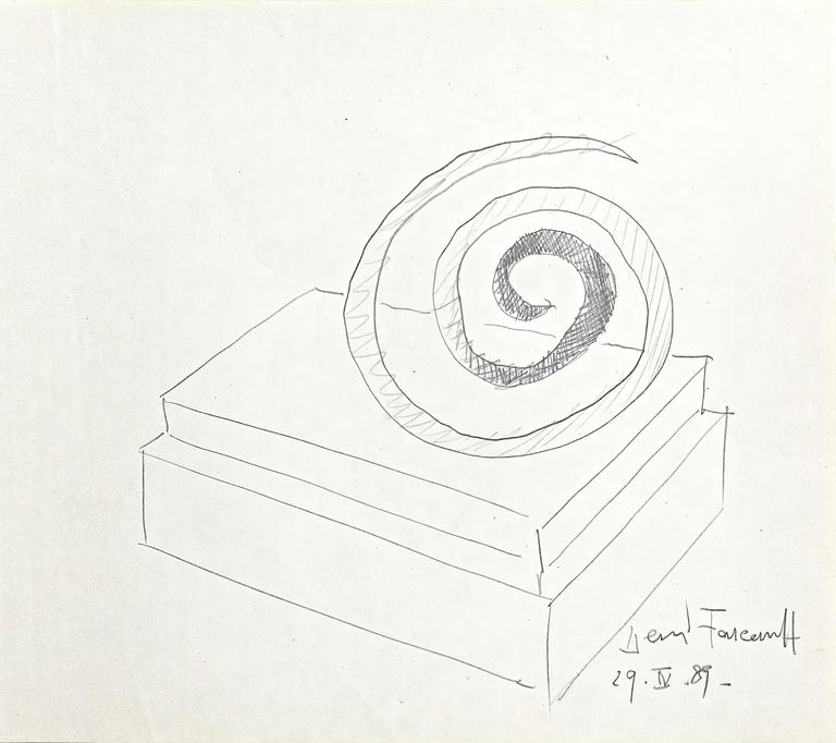 Catalogue raisonné, Henri Foucault, Étude - 43 - 1989