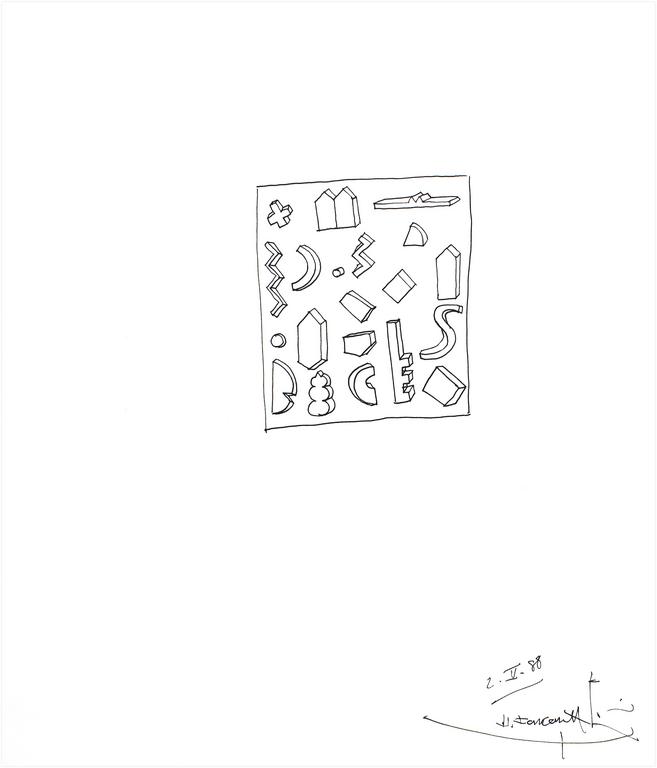 Catalogue raisonné, Henri Foucault, Étude - 4 - 1988