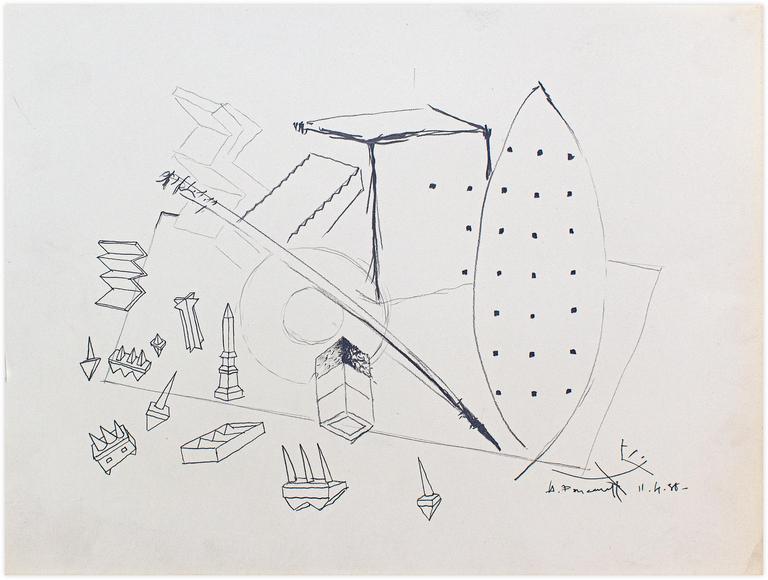 Catalogue raisonné, Henri Foucault, Étude 90 - 1988