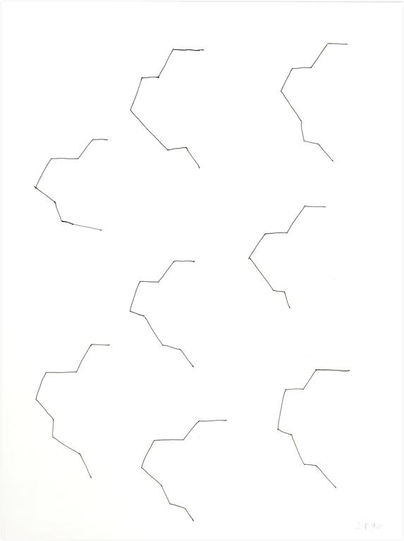 Catalogue raisonné, Henri Foucault, Étude de sculpture 28 - 1990