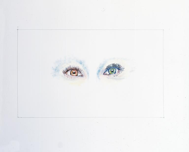 Catalogue raisonné, Etude préparatoire d'yeux