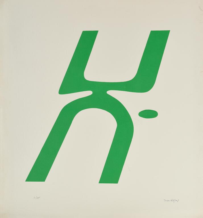 Catalogue raisonné, Jean Legros, Pochoir Diapason, 1972