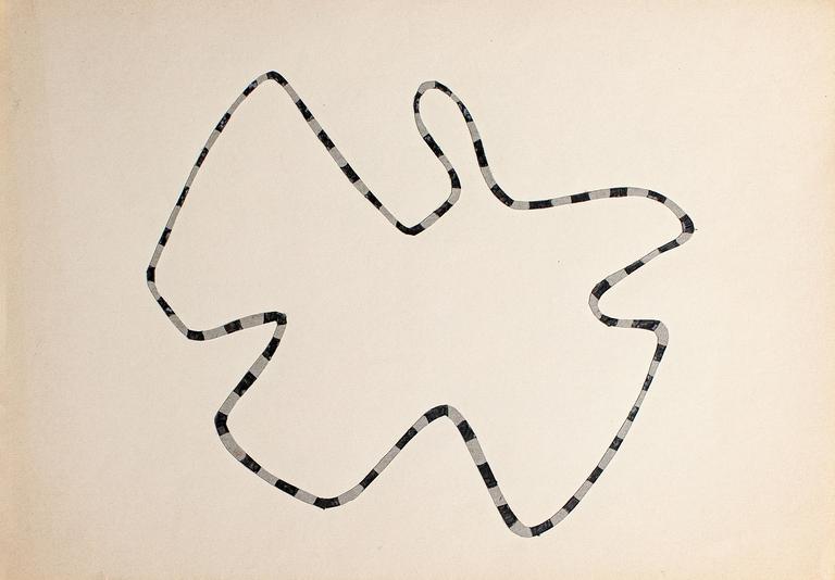 Catalogue raisonné, Henri Foucault, Forme serpentine - 1990