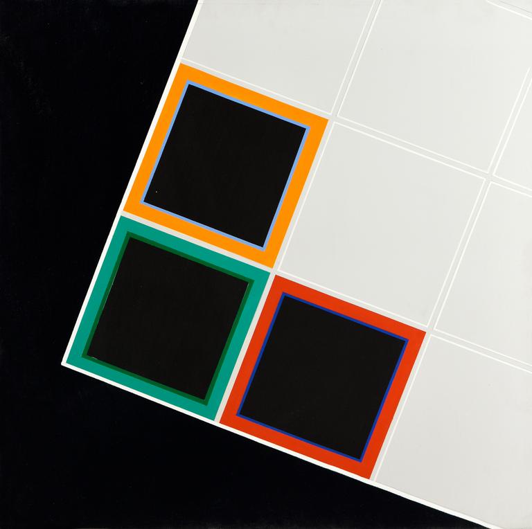 Catalogue raisonné, Joel Froment, 3 carrés 1 — 1985