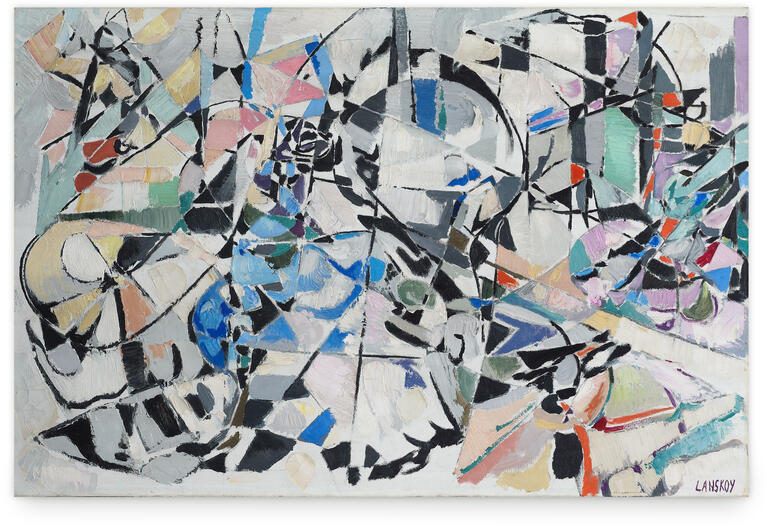 Catalogue raisonné, André Lanskoy, Les Noirs gagnent, 1958