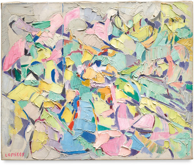 Catalogue raisonné, André Lanskoy, La neige rose, 1958