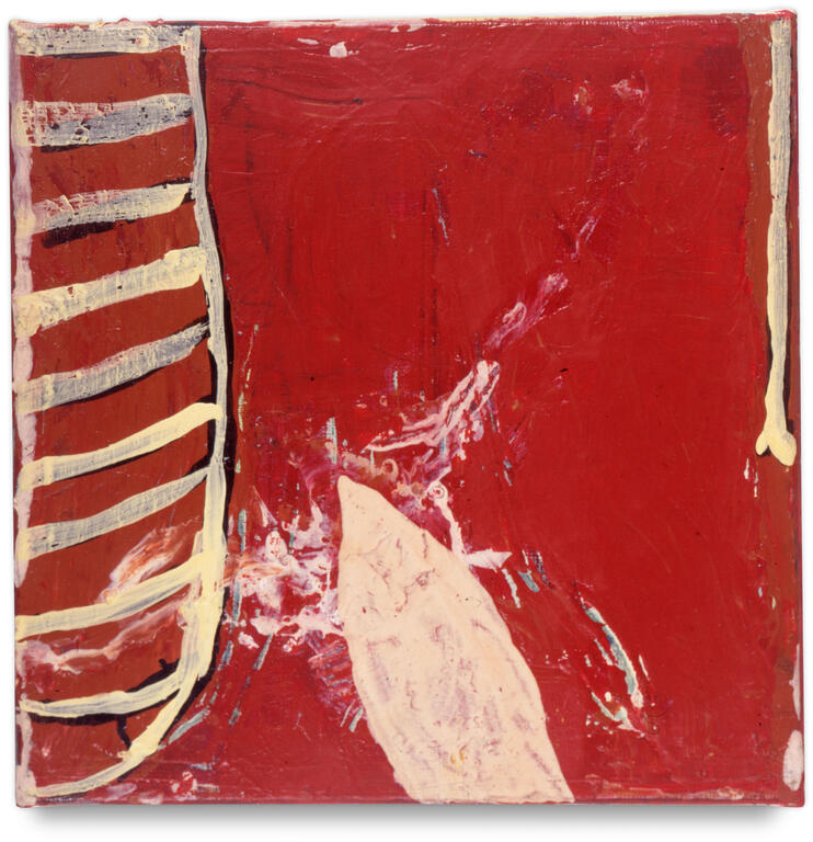 Catalogue raisonné, Patrick Baillet, PERSIENNE, FOND ROUGE - 2005