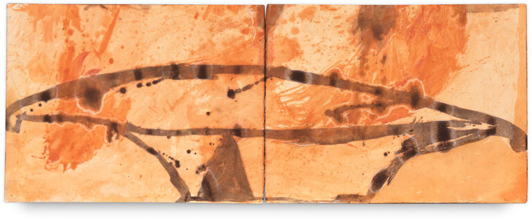 Catalogue raisonné, Patrick Baillet, Vasque orange - 1999