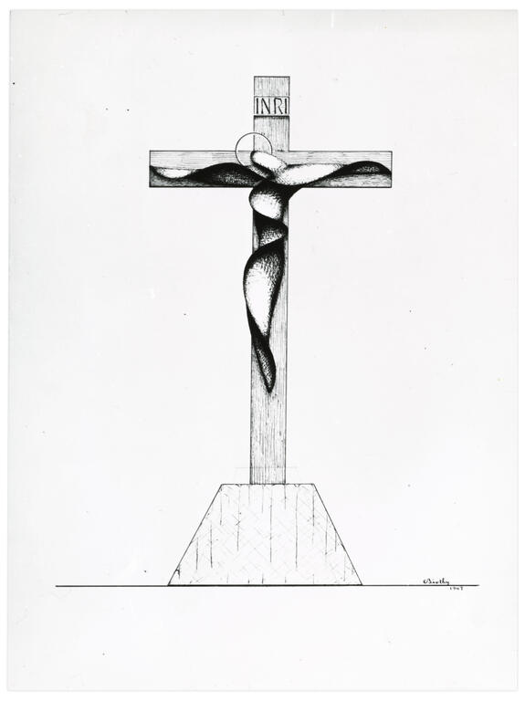 Catalogue raisonné, Etienne Beothy, Christ - 1947