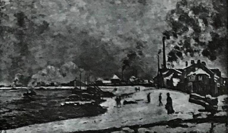 Armand Guillaumin, Les Forges à Ivry, 1873