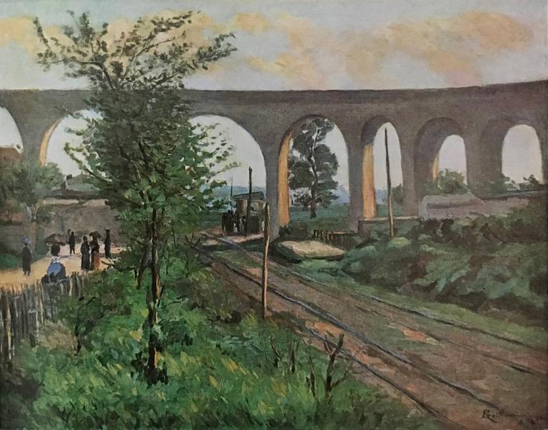 Armand Guillaumin, L'Aqueduc à Arcueil, ligne de Sceaux, 1874