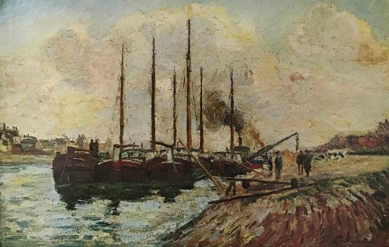 Armand Guillaumin, Quai d'Austerlitz, 1877