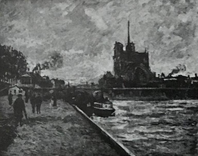 Armand Guillaumin, Les Quais de la Seine à Paris, vue de Notre-Dame, 1880