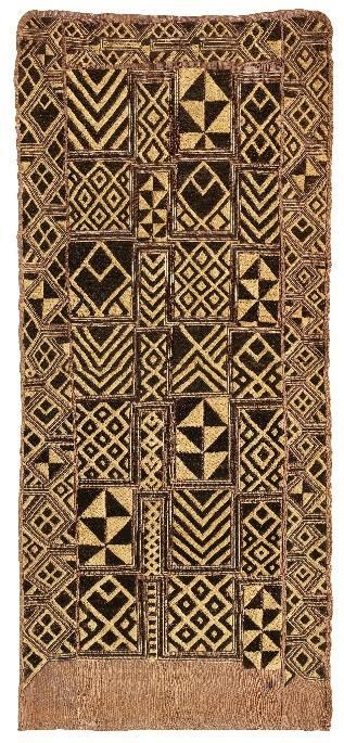 Unidentified Kuba Artist. Overskirt. 20th century. Unidentified Kuba Artist. Overskirt. 20th century.