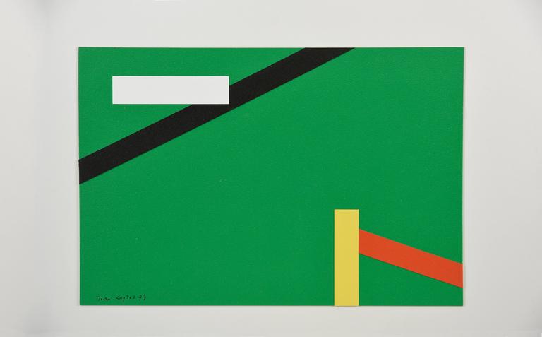 Catalogue raisonné, Jean Legros, Maquette composition, 1977