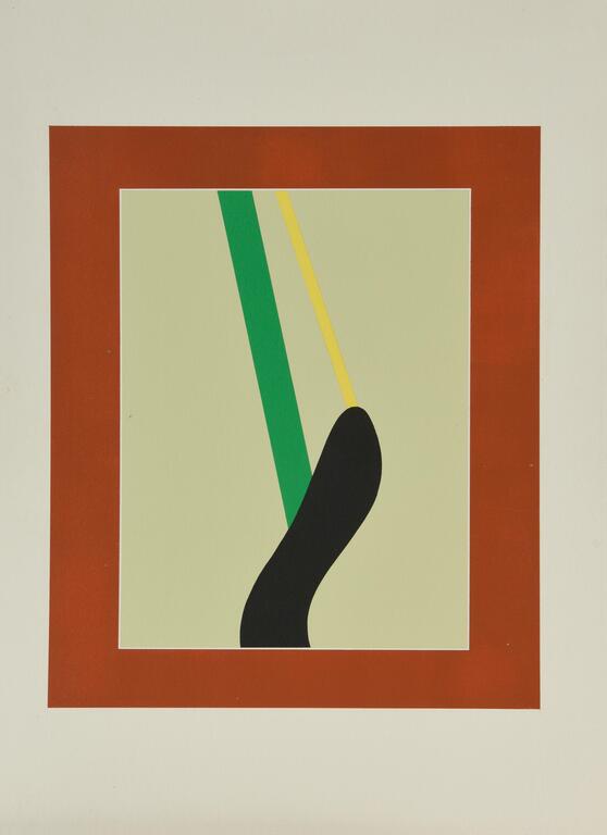 Catalogue raisonné, Jean Legros, Pochoir (encadrement marron sur formes)