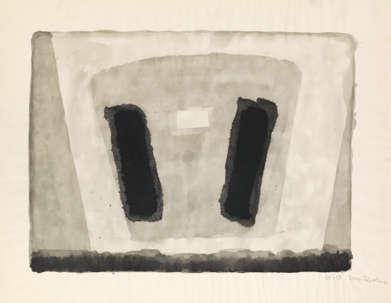 Catalogue raisonné de Robert Malaval, Deux Zibatons (lavis)