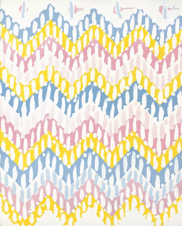 Lignes de chevrons colorés en patterns