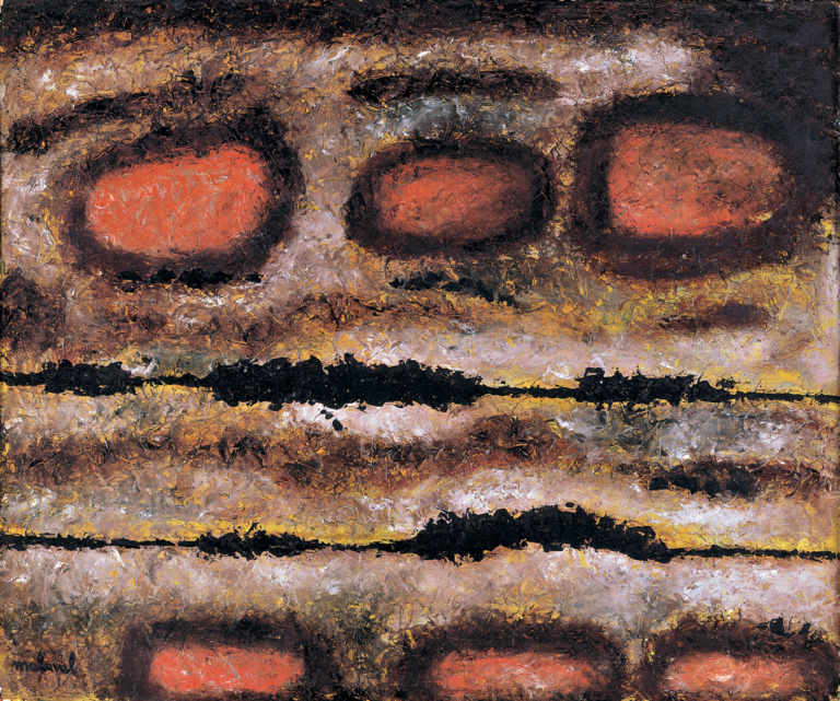 Catalogue raisonné, Robert Malaval, Deux Traces noires - 1959
